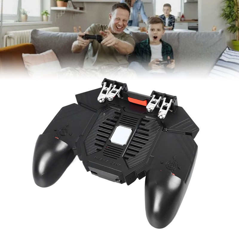 Mobile Game Controller with Cooling Fan ABS Portable Mobile Game