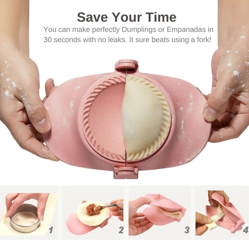 MUMSUNG Empanada Press, 3size (4"+3"+2.6") Professional Dumpling Maker Mold Kit,