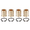 Bevinsee Brass Brake Caliper Bushing Compatible with E30 E36 E46