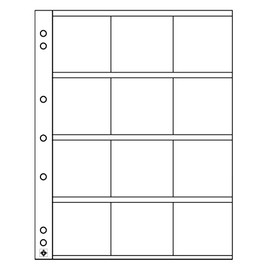 Leuchtturm 310444 Portamonete NUMIS NH12k - 12 Scomparti per Monete 50x50 mm - Confezione da 5 Pezzi