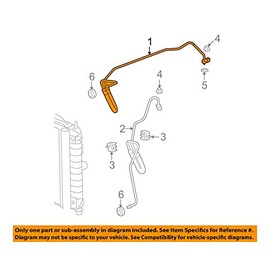 Genuine GM 15140410 Transmission Fluid Cooler Outlet Hose