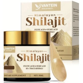 ADDOT Welllife Himalayan Shilajit Resin 50g Pure Fulvic Acid Natural Energy Booster Supplement