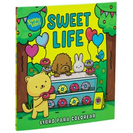 Libro para Colorear: Sunny Vibes: Sweet Life