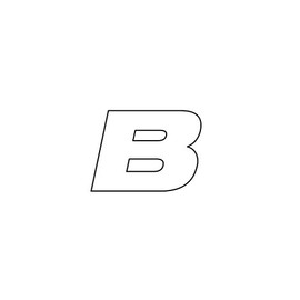 Simoni Racing Tyre ATB Tire Sticker, Letter B