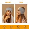 Surblue Ear Warmer Fuzzy Fleece Lined Winter Ear Headband Full