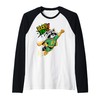 'Rocky Do-Right s Raccoon Superhero s Retro Comic Strip Raglan
