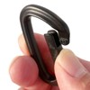 YKK Carabiner Small Mini Compact Key Holder, Plastic, Lightweight, Rust