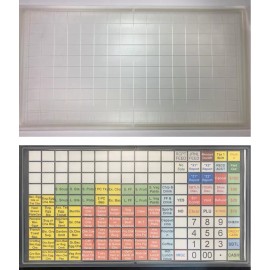 SAM4S ER 5200M, SPS 520FT, 530FT, SER 7000 Flat Keyboard Wet Cover Silicone Skin