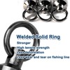 9KM DWLIFE Ball Bearing Swivels Copper Stainless Steel Solid Welded