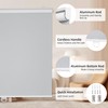 ChrisDowa Cordless Blackout Roller Shades for Windows, Thermal Insulated UV