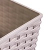 Prosper Plast Rattan Planter Mocca Colour - 22.5cm 8L Capacity