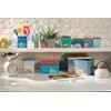 KitchenCraft Art Stil Metall luftdicht Tee Aufbewahrung Caddy, Mehrfarbig, 11