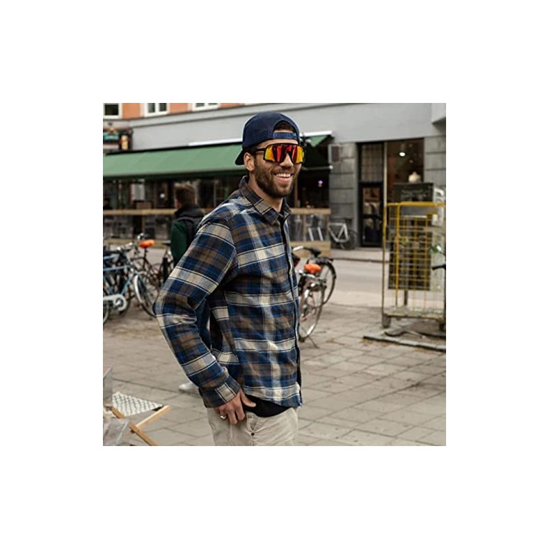 CHPO Unisex Henrik Sunglasses, Matte Black, 60, Matte black