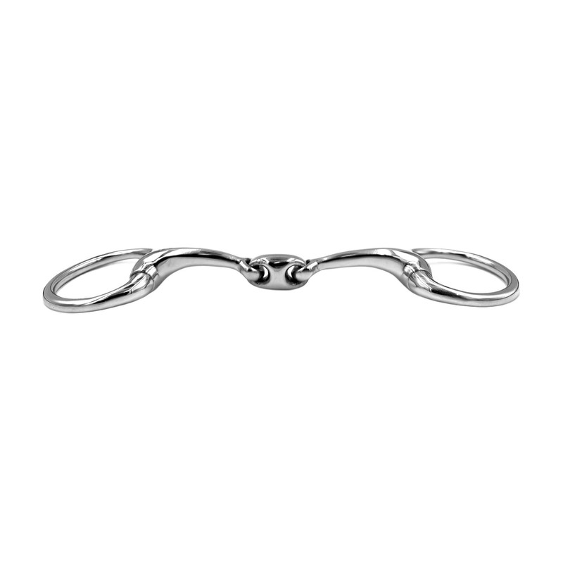 Equine Smile ES0097 ErgoBit Olive Head Bit Double Broken Stainless