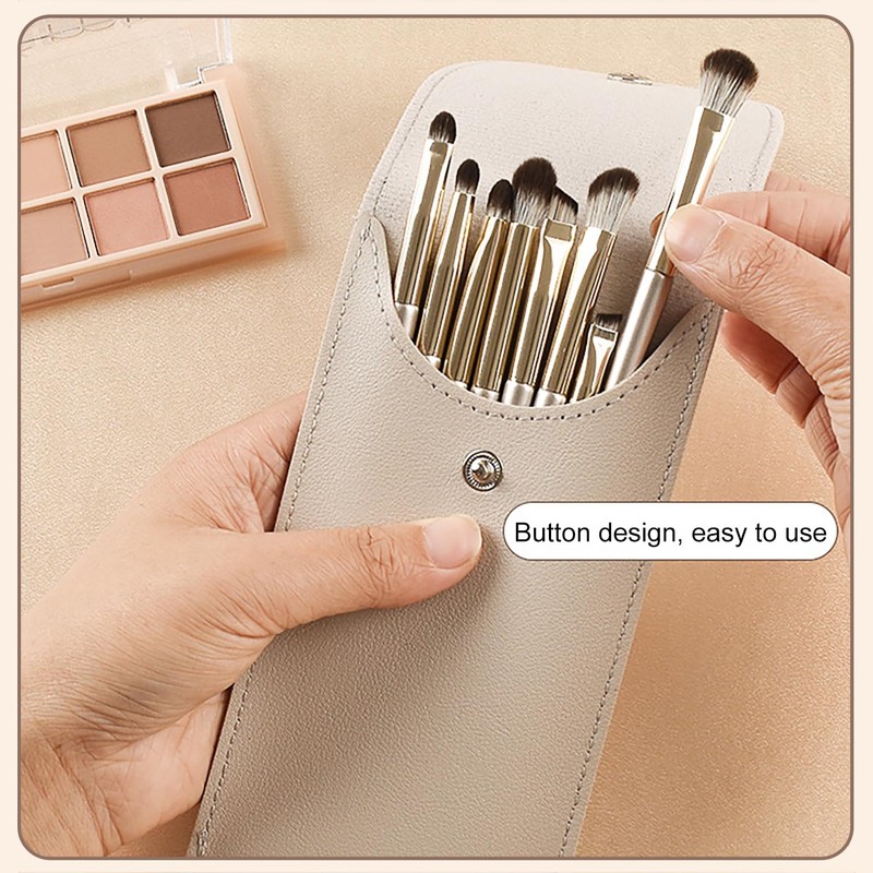 Yoezuo Make Up Brush Set, 8 Pieces, Eyeshadow Brush Set