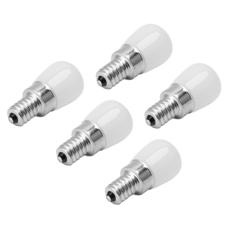 5Pcs LED Refrigerator Light Bulb Fridge Lamp E12 for Freezer