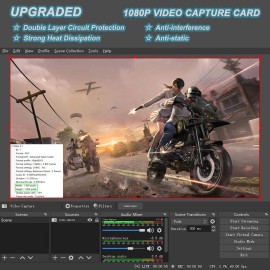 Amzhrly 4K HDMI to USB 2.0 Video Capture Card 1080P Cam Link Card Game Capture Card Adap