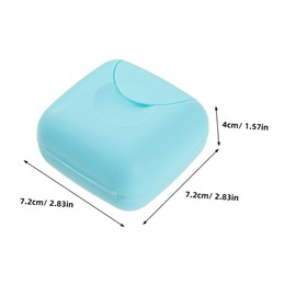 Ipetboom 3sets 2pcs Storage Box Portable Reusable Holder for Cups Pacifiers Lightweight Case for Handbag Travel High Temperature Resistant Convenient Organizer 2pcs*3