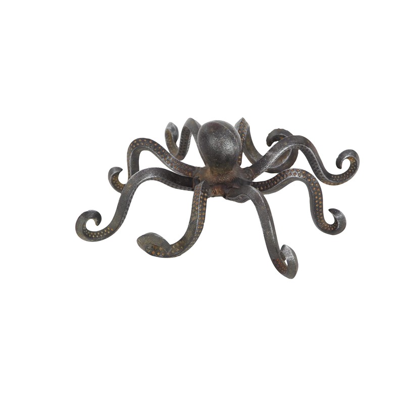 Deco 79 Metal Octopus Decorative Sculpture Home Decor Statue with