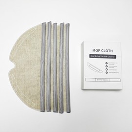 Roborock Robot Vacuum Mop Cloth Pads for Roborock S5 Max/S6 MaxV/Q7 Max/Q7 Max+/ Q8 Max / Q8 Max+/ Q5 Pro / Q5 Pro+ Robotic Vacuum, 5PCS