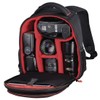 Hama Miami Camera Backpack, 150, Black/Red, Black, 33 x 25