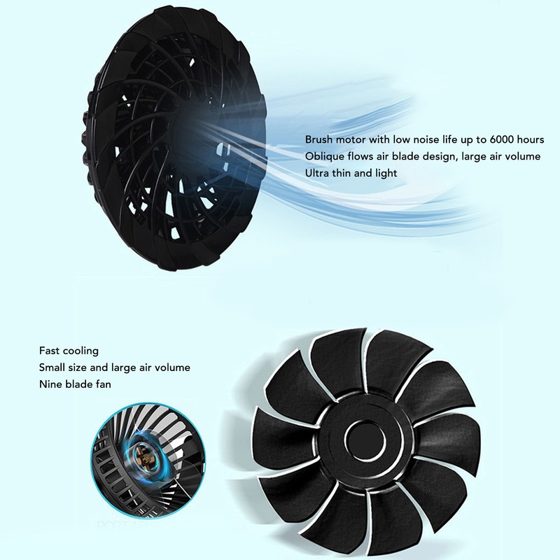 Air Conditioned Clothes with 2 Fan Microporous Breathable 3 Levels