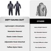 DEFY - Traje de sauna resistente para bajar de peso,