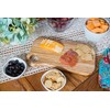 Lipper International Olive Wood Cutting and Serving Board with Rounded