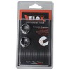VELOX V27KK00 VINTAGE PLUGS End Plug, 2-Pack, Chrome