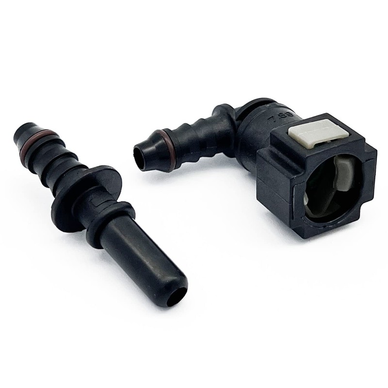 KRD PERFORMANCE 1/4 (6.3mm) SAE to 5/16 (8mm) Barb Elbow