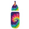 Tie Dye Colorful Rainbow Newborn Swaddle Blankets Beanie Hat Sets