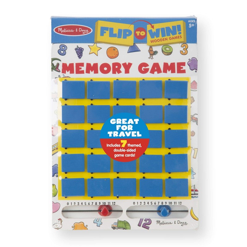 Melissa & Doug Flip to Win Travel Memory Game -
