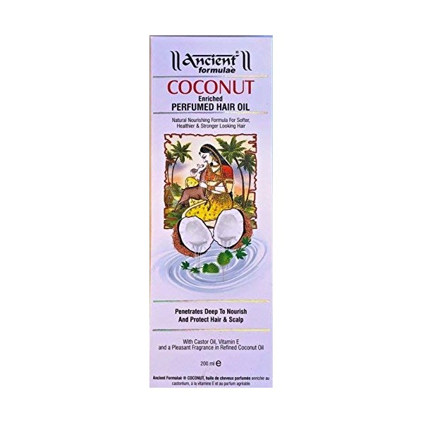 Hesh Coconut Hair Oil, 200 ml Bottle