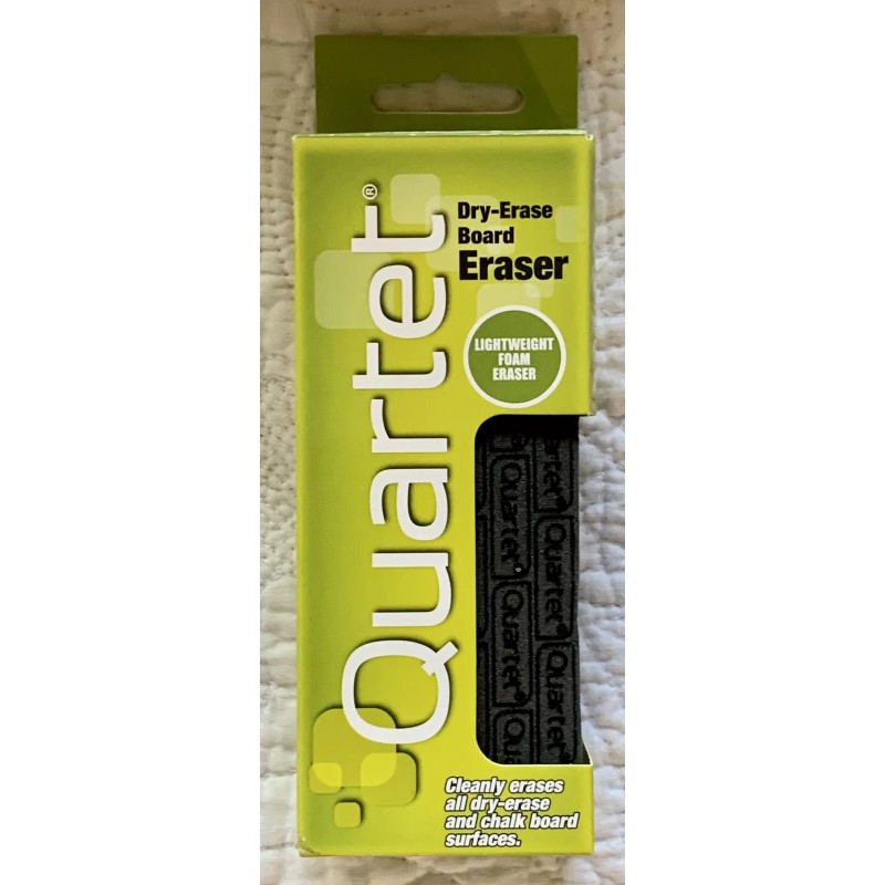 Quartet Dry-Erase & Chalkboard Eraser, Gray
