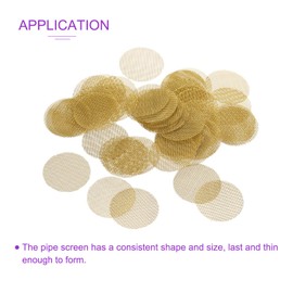 DMiotech 50 Pack Brass Pipe Screens, 20mm / 0.78 Inch for Pipes Filter