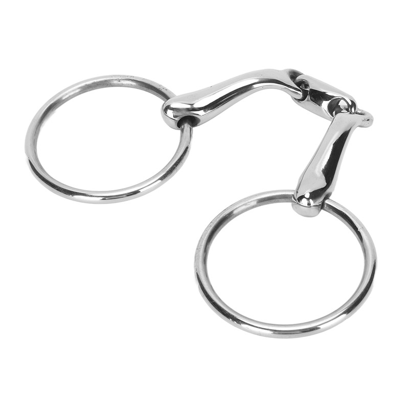 O Ring Horse Bits Flexible Linking Polished Stainless Steel Horse