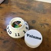 Guitar Knob Pick Holder - Desk Storage for Guitar Accessories:_White_Tone
