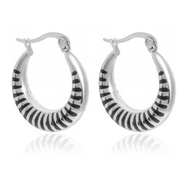 TaYolnFaSo Chunky Gold Hoop Earrings for Women Enamel Chunky Earrings Minimalist Jewelry for Girlfriend Mother, Stainless Steel, No Gemstone