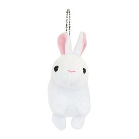 AQUA ぬいぐるみ ファーム どこでもフレンズ キーホルダー ウサギ 00080090