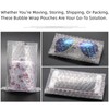 Angyanco Set of 100 Bubble Cushion Wrap Pouches, 5.9" x