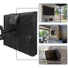 Gicov Outdoor TV Cover Waterproof with Front Flap Transparent Film