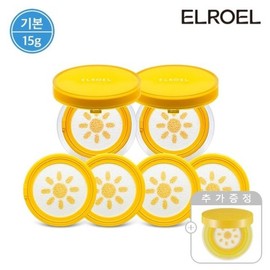Basic Padfree Yellow Pangpang Sun Cushion 15g (2 main products + 4 refills + mini sun cushion) / 기본 파데프리 옐로우 팡팡 선쿠션 15g 본품2+리필4+미니선쿠션
