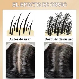 Polvo De Maquillaje De Fibra Capilar Cubre Raíz Cabello 2pzs                                                                                          