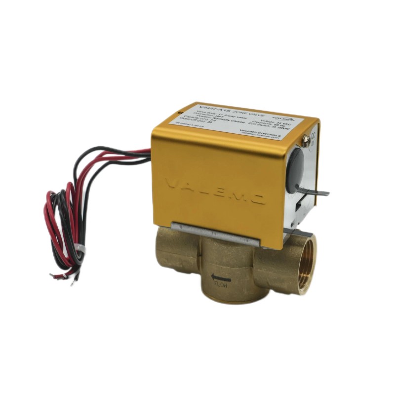 Valemo Motorized Zone Valves, 2-Way, 3/4" or 1", NPT, 24