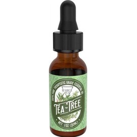 Bargz Tea Tree Essential Oil, Skin Care, Therapeutic Grade, Natural Essential Oil with Glass Amber Dropper Bottle - 1 oz