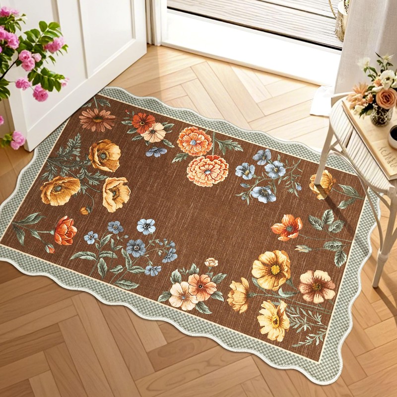 GarveeHome - Alfombra floral