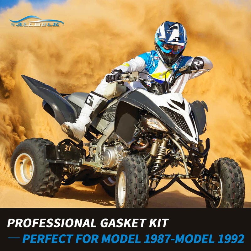 Allbulk Full Engine Rebuild Gasket Kit, Compatible Parts Suzuki LT250R,