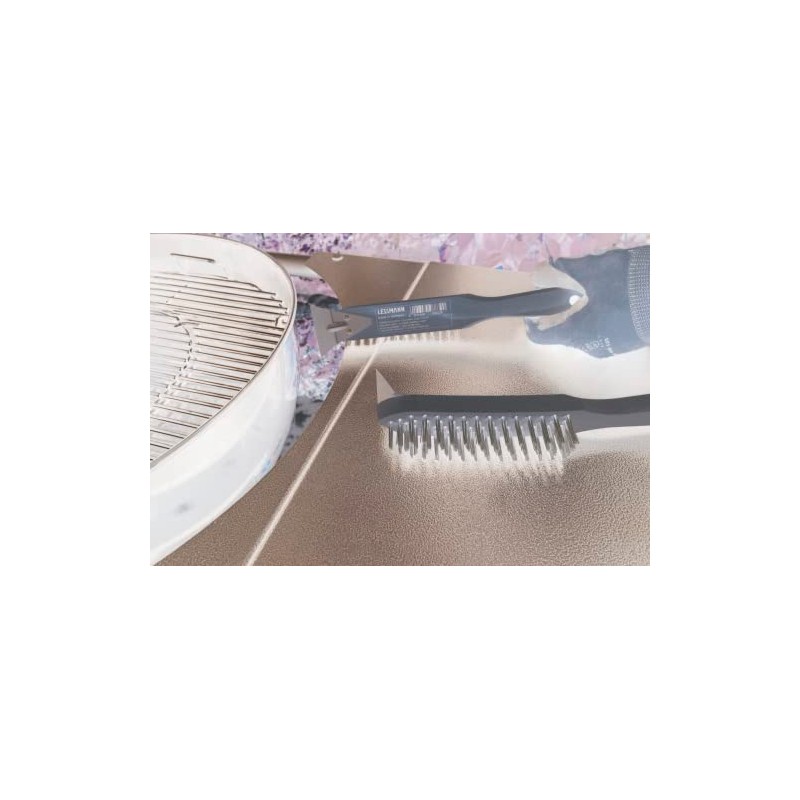 Lessmann Hand Brush (4 Rows, Nylon, Black, Resistant to Many