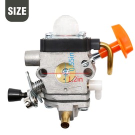 Hoypeyfiy C1Q-S174 FS90R Carburetor Kit Replacement for Sthil FS87 FS90 FS100 FS110 HL100 HL90 FS130 HL95 HT100 HT101 KM90 KM100 KM110 KM130R FC90 FC95 FC100 FC110 HL90 SP90 Carb Trimmer