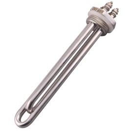 AIICIOO Heating Element Stainless Steel 1 Inch 2U 24 V 600 W